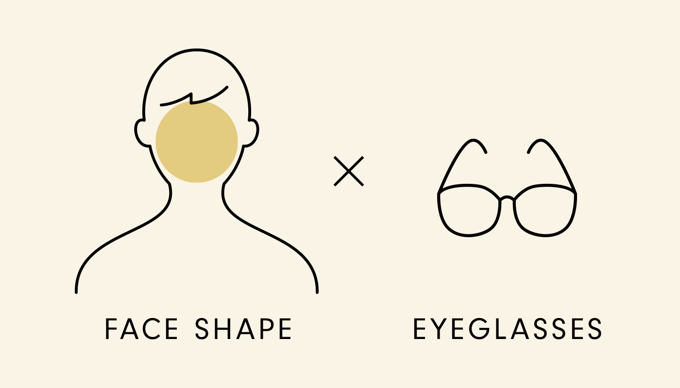 丸顔におすすめなメガネの特徴は？チェックすべき項目を知っておこう メガネ通販のオンデーズオンラインストア (眼鏡・めがね)