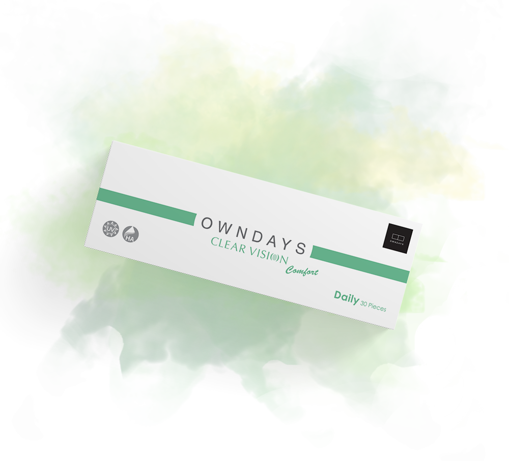 OWNDAYS CLEAR VISION COMFORT DAILY package