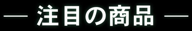 注目の商品