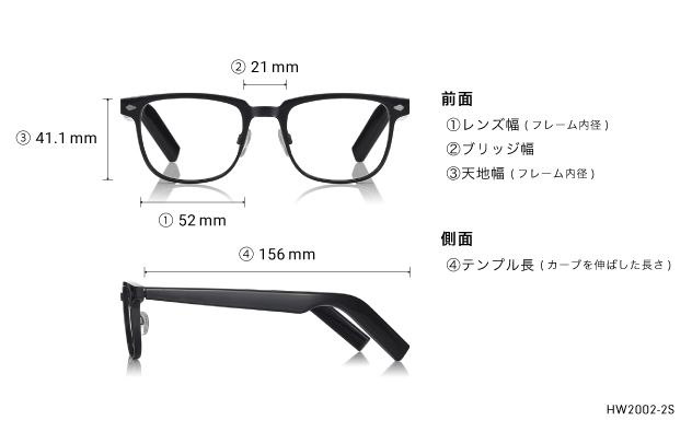 OWNDAYS × HUAWEI Eyewear HW2002-2S C1 スマートグラス