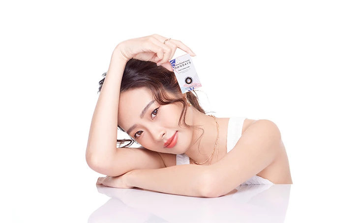 Contact lens OWNDAYS TH Col Mthly Petal  Gray