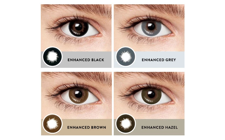 Contact lens OWNDAYS TH Col Mthly Enhanced  Black