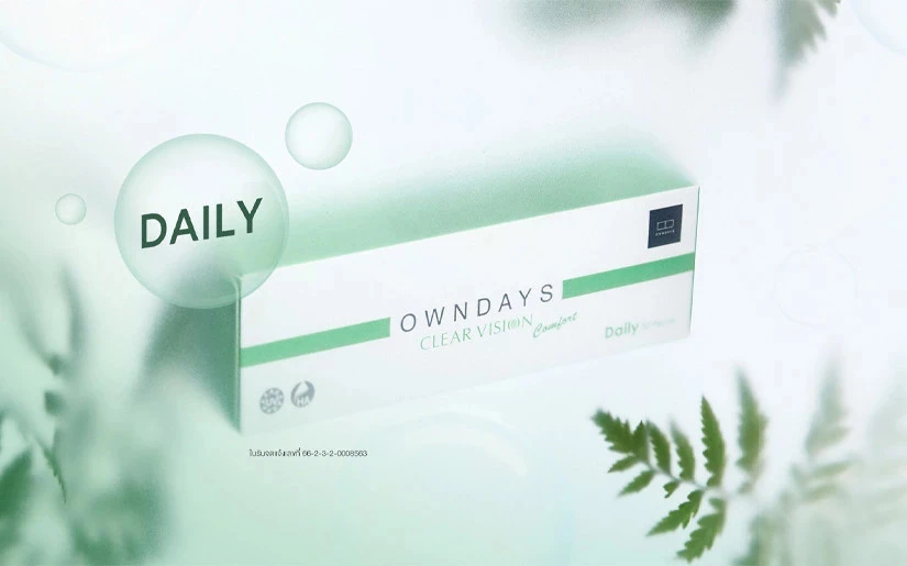 Contact lens OWNDAYS TH ODCV Comfort Daily  Clear