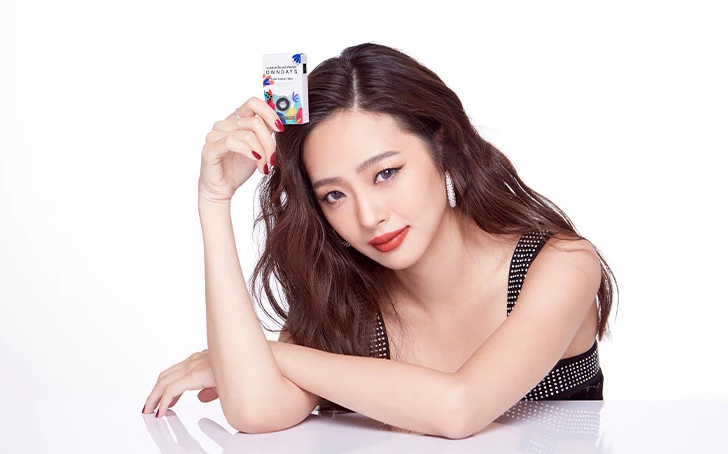 Contact lens OWNDAYS TH Col Mthly Enhanced  Black