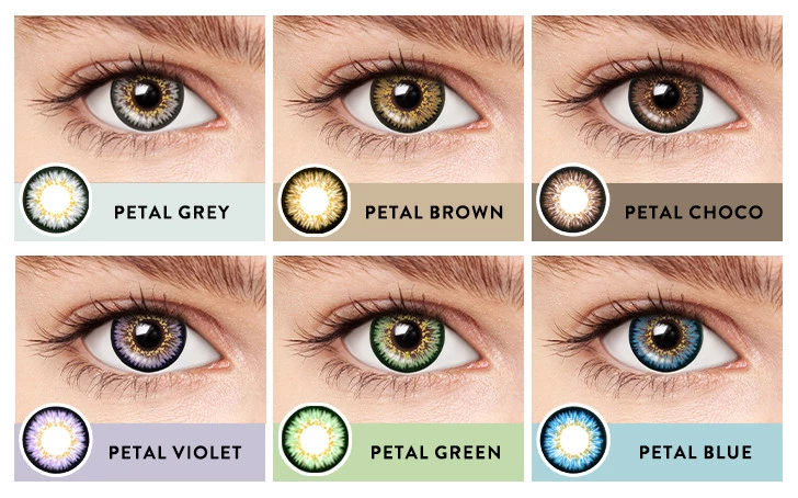 Contact lens OWNDAYS TH Col Mthly Petal  Gray