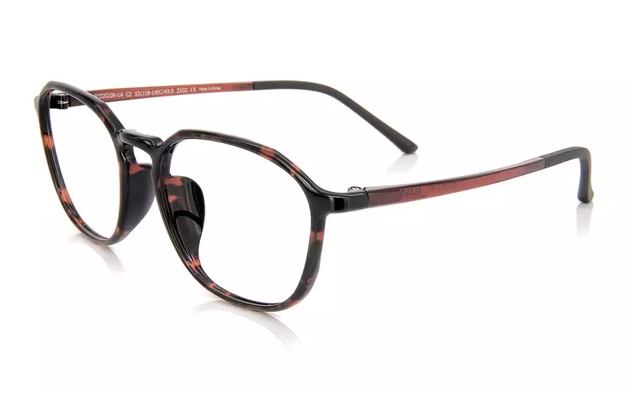 Eyeglasses eco²xy ECO2020K-1A  Brown Demi