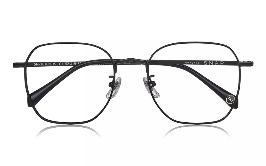 Eyeglasses OWNDAYS SNAP SNP1018N-3S  マットブラック