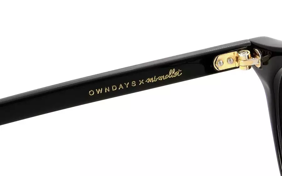 Eyeglasses mi-mollet × OWNDAYS MI2001J-1A  ブラック