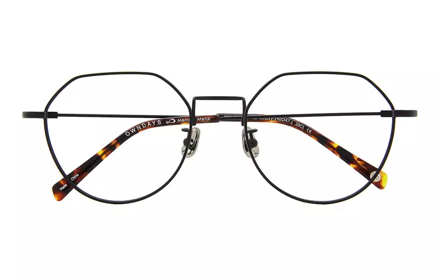 Eyeglasses Memory Metal MM1005B-0S  ブラック