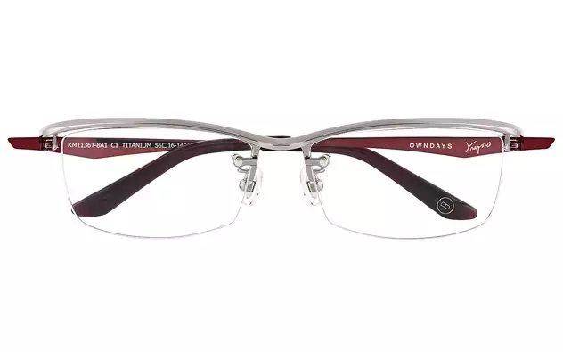 Eyeglasses K.moriyama KM1136T-8A  Gun
