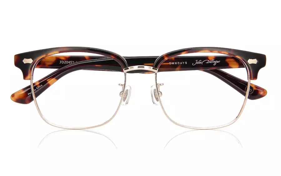 Eyeglasses John Dillinger JD2045J-1A  ブラウンデミ