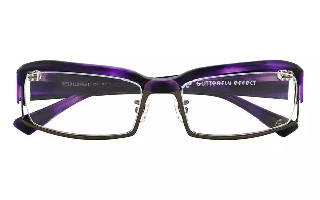 Eyeglasses BUTTERFLY EFFECT BE2011J-8S  パープル