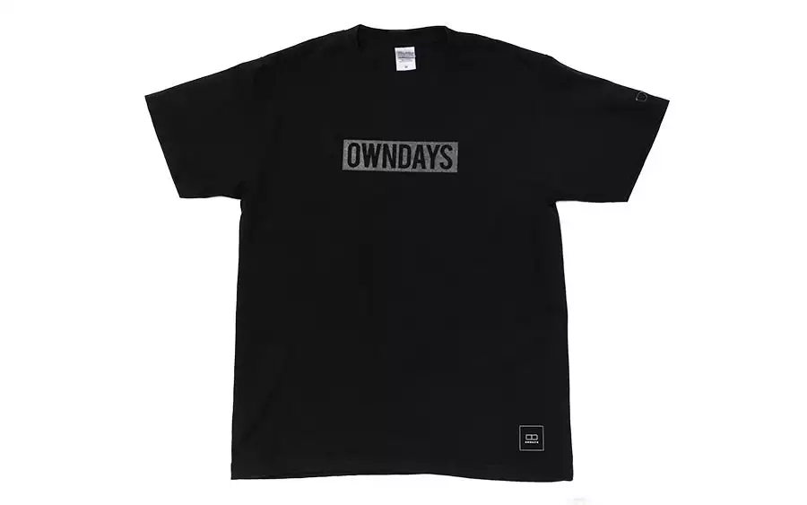 Cloth OWNDAYS OWNDAYS-T-shirt-Logo01-BK  ブラック