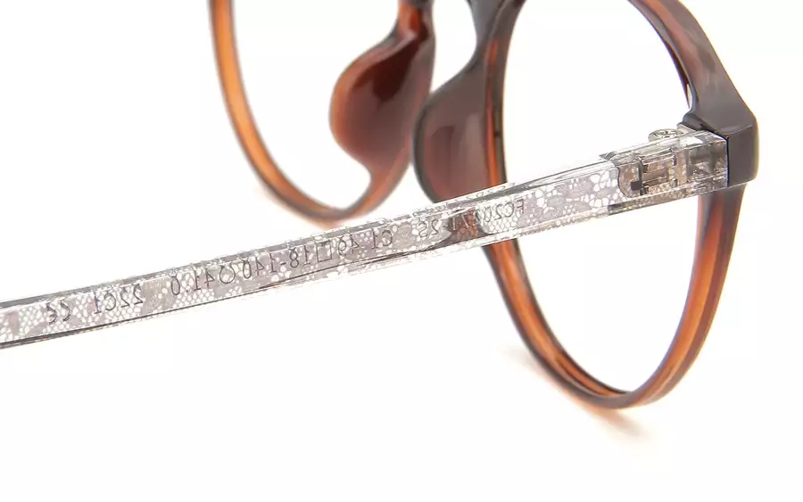 Eyeglasses FUWA CELLU FC2027T-2S  Brown