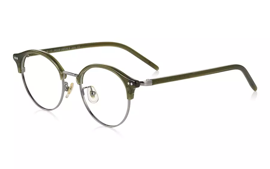Eyeglasses Graph Belle GB2039J-2A  カーキ
