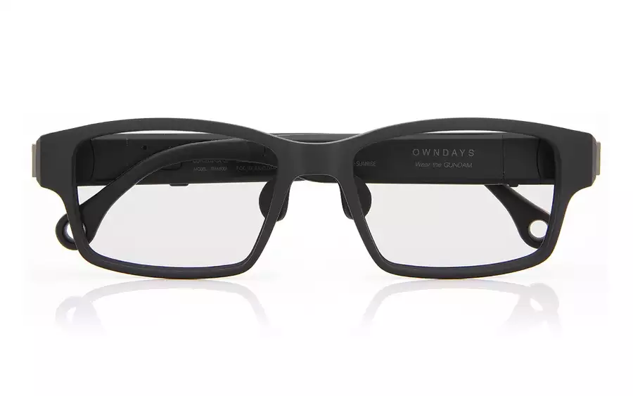 Eyeglasses GUNDAM × OWNDAYS AUDIO GLASSES GDM2001-0A  マットブラック
