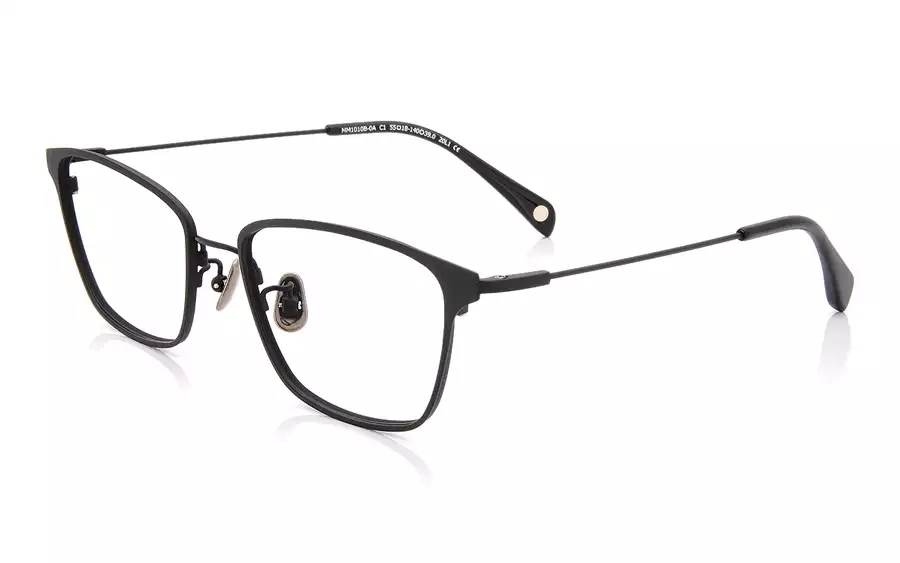 Eyeglasses Memory Metal MM1010B-0A  ブラック