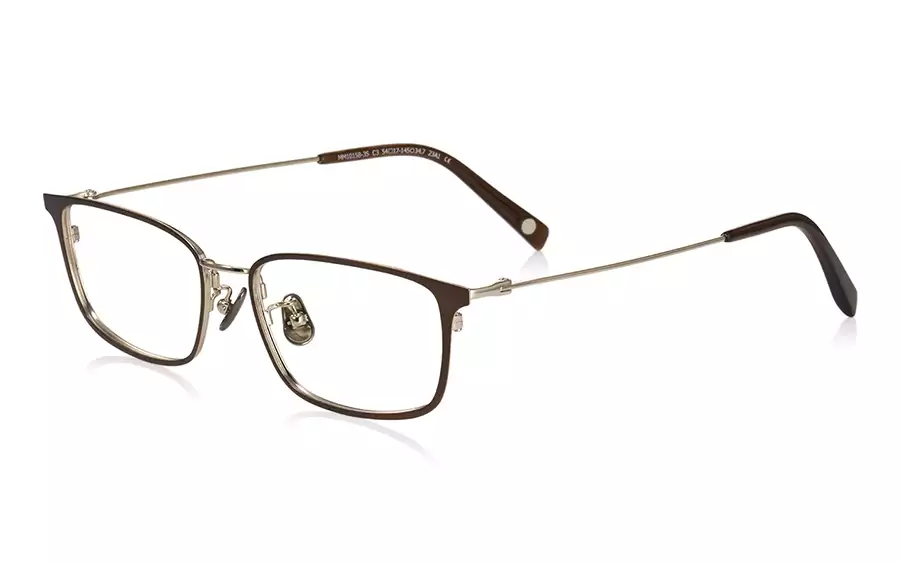 Eyeglasses Memory Metal MM1015B-3S  ゴールド