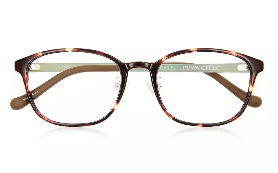 Eyeglasses FUWA CELLU FC2024T-1S  ブラウンデミ