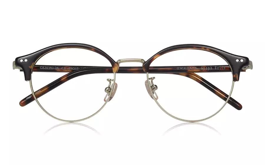 Eyeglasses Graph Belle GB2039J-2A  ブラウンデミ