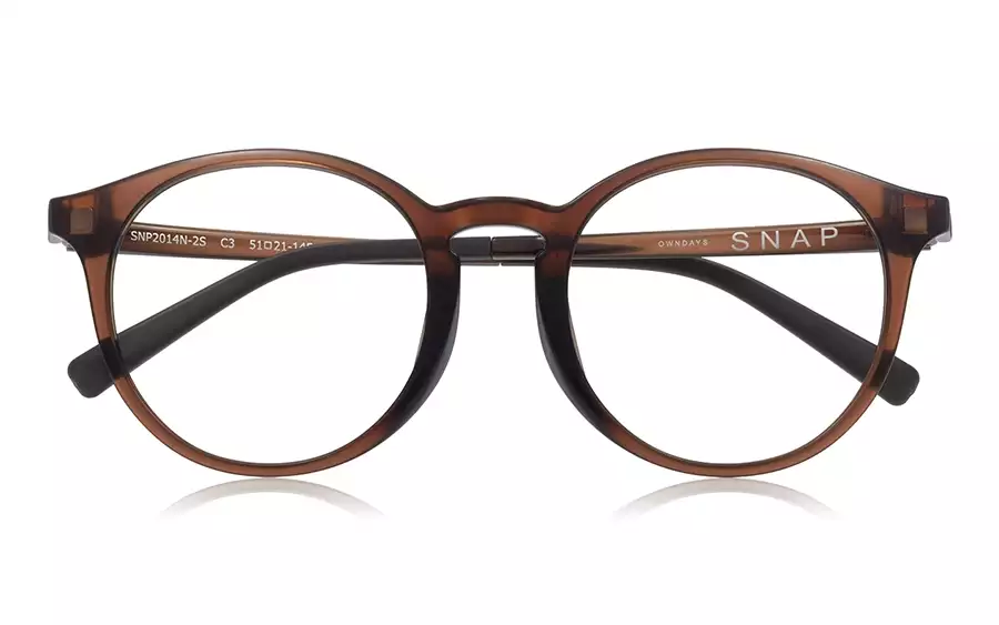 Eyeglasses OWNDAYS SNAP SNP2014N-2S  Light Brown