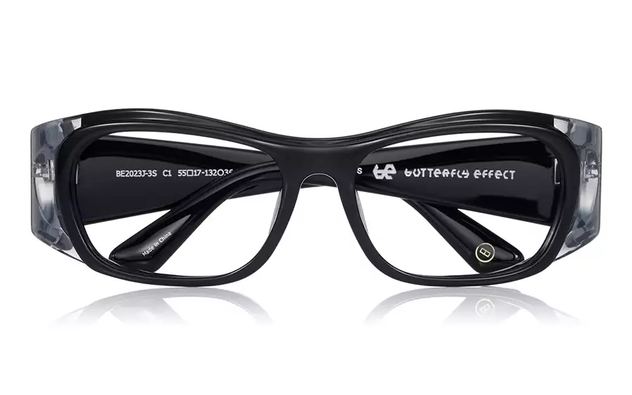 Eyeglasses BUTTERFLY EFFECT BE2023J-3S  ブラック