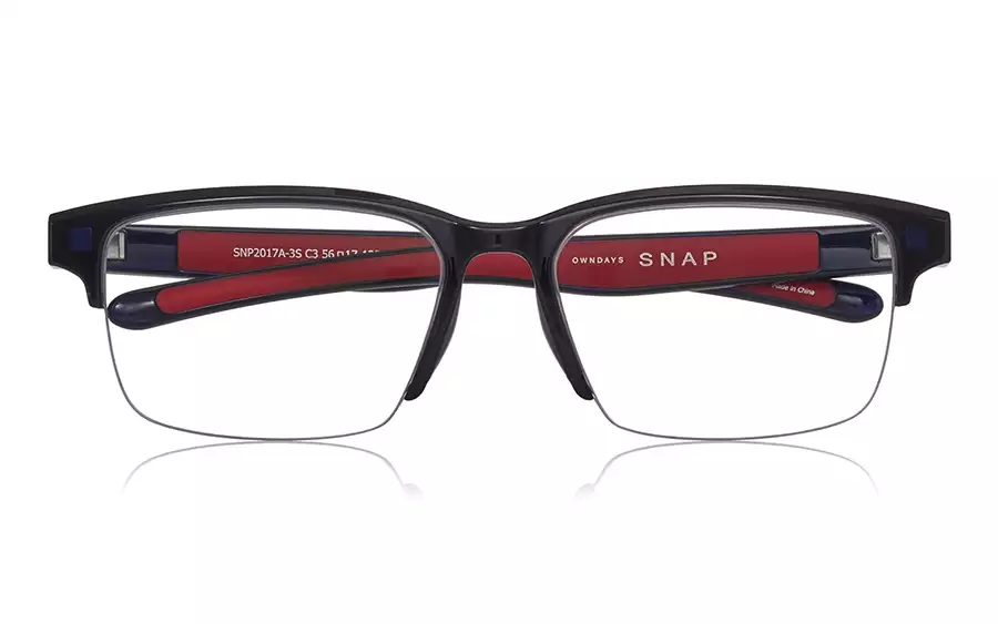 Eyeglasses OWNDAYS SNAP SNP2017A-3S  ネイビー