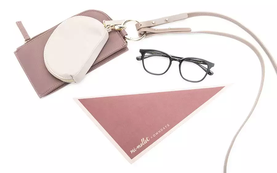 Eyeglasses mi-mollet × OWNDAYS MI2001J-1A  ブラック