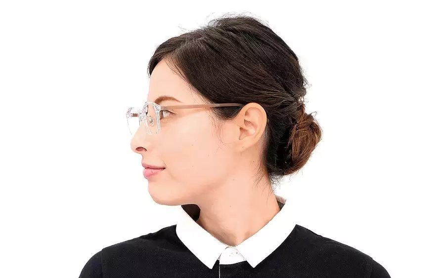 Eyeglasses FUWA CELLU FC2024T-1S  ブラウンデミ
