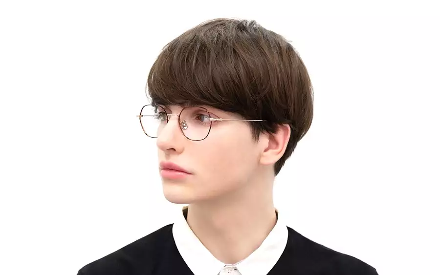 Eyeglasses Memory Metal MM1013B-3S  ゴールド