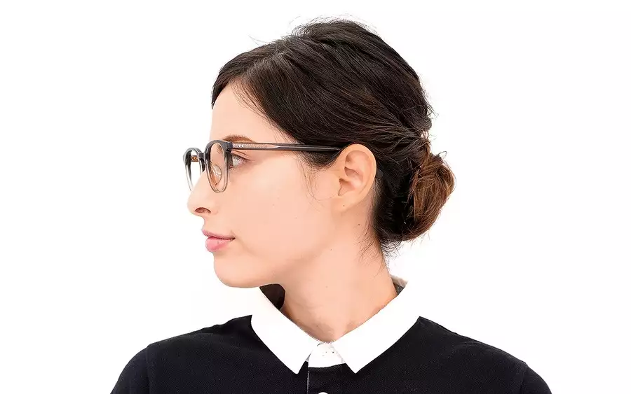 Eyeglasses mi-mollet × OWNDAYS MI2001J-1A  ブラック