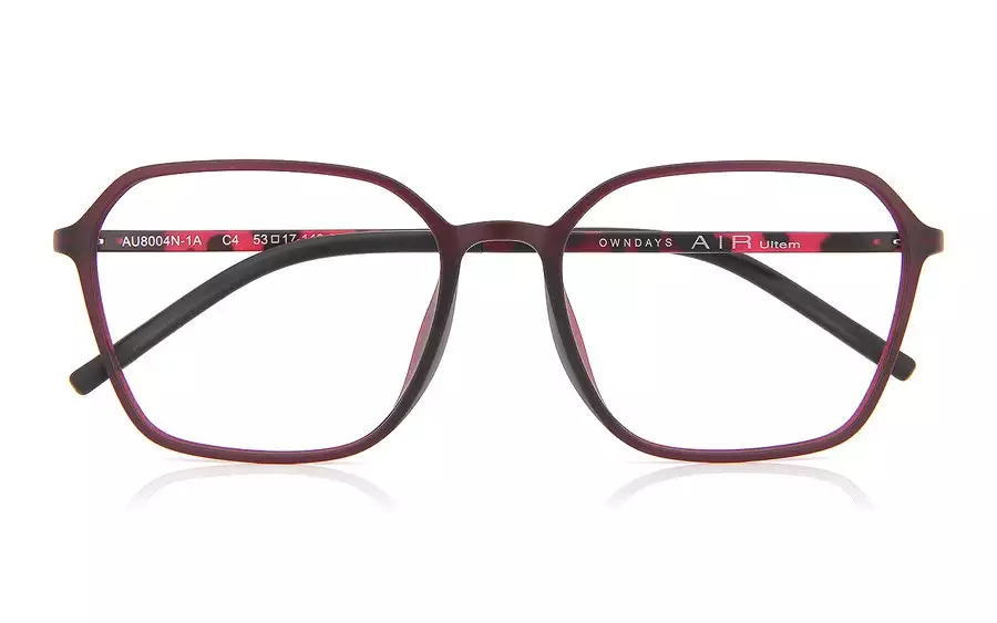 Eyeglasses AIR Ultem AU8004N-1A  Matte Red