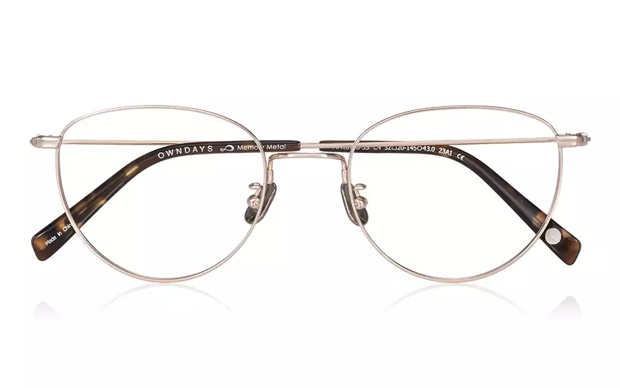 Eyeglasses Memory Metal MM1014B-3S  Gold