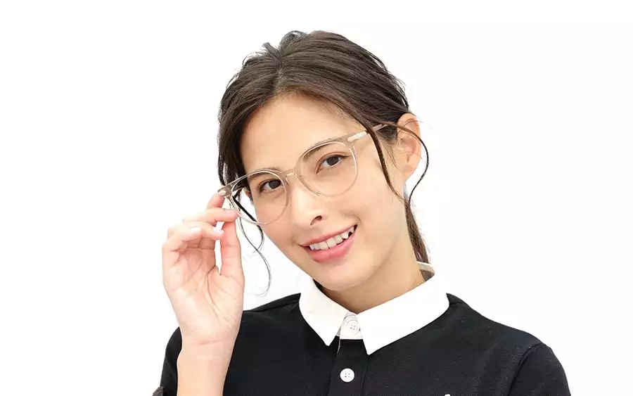 Eyeglasses lillybell LB2008A-3S  クリアピンク
