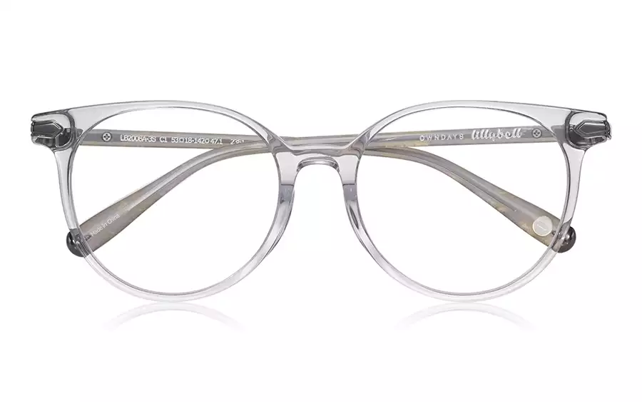 Eyeglasses lillybell LB2008A-3S  クリアグレー