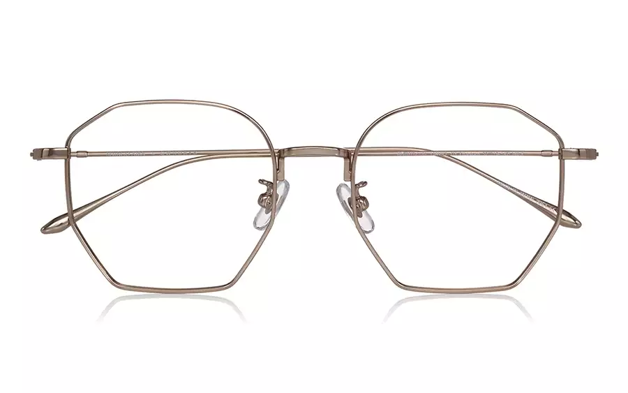 Eyeglasses SHINGO AIBA × OWNDAYS AS1001Z-3S  Gold