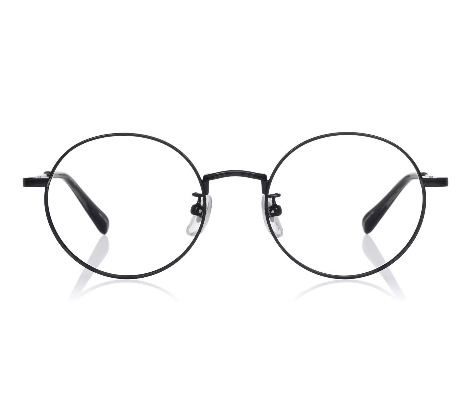 【OWNDAYS公式】オンデーズ メガネ BACK in BLACK ラウンド メタル マットブラック