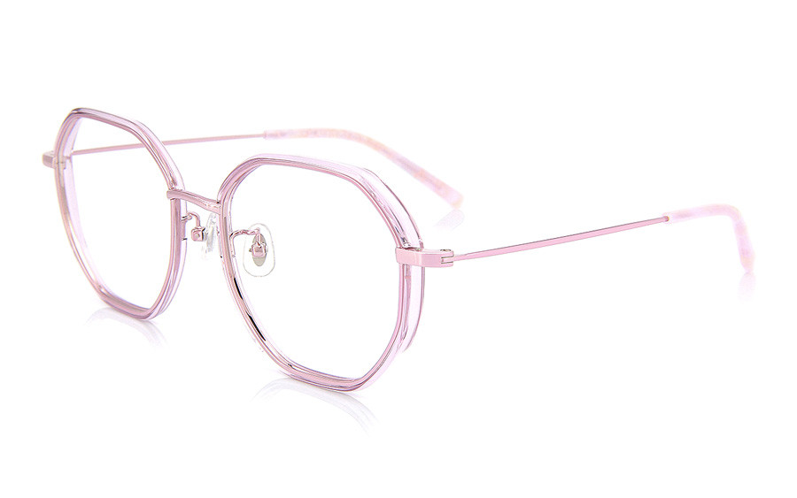Eyeglasses lillybell LB1013N-1A  マットピンク