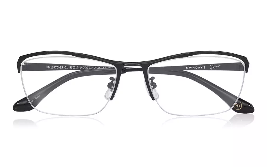 Eyeglasses K.moriyama KM1147G-3S  Matte Black