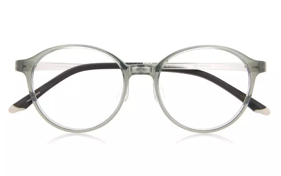 Eyeglasses eco²xy ECO2022Q-1A  クリアカーキ