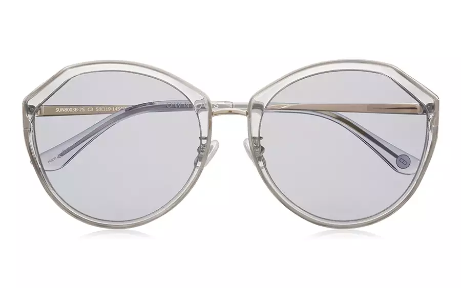 Sunglasses OWNDAYS SUN8003B-2S  ライトグレー