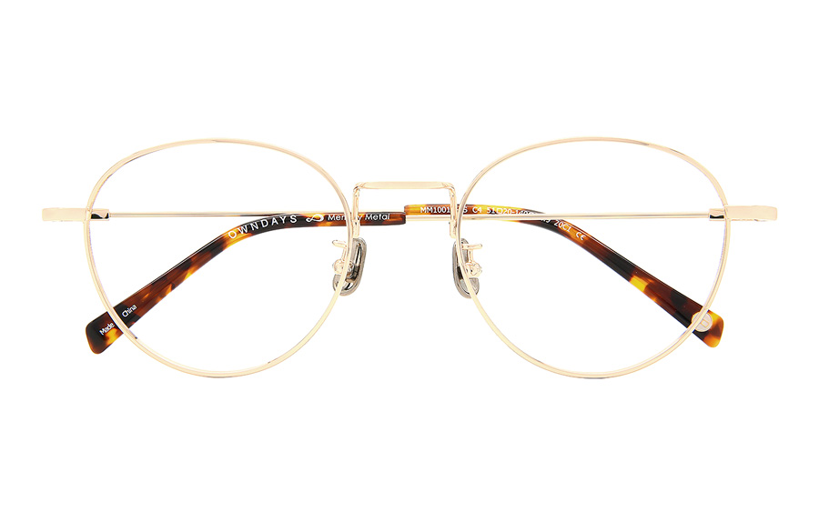 Eyeglasses Memory Metal MM1001B-0S  Gold