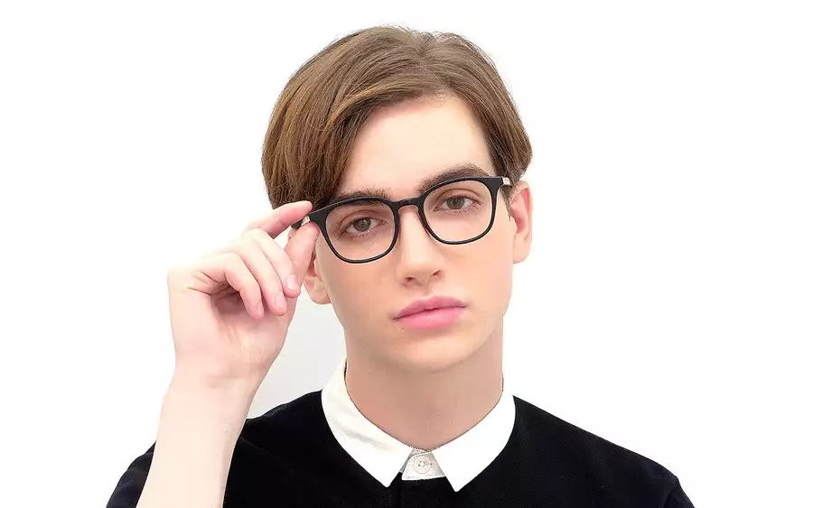 Eyeglasses mi-mollet × OWNDAYS MI2001J-1A  ブラック