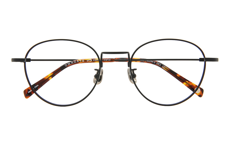 Eyeglasses Memory Metal MM1001B-0S  Black