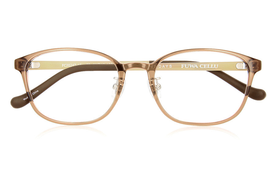 Eyeglasses FUWA CELLU FC2024T-1S  ライトブラウン