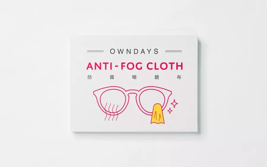 清潔 / 防霧
                          OWNDAYS
                          TW ANTI-FOG CLOTH
                          