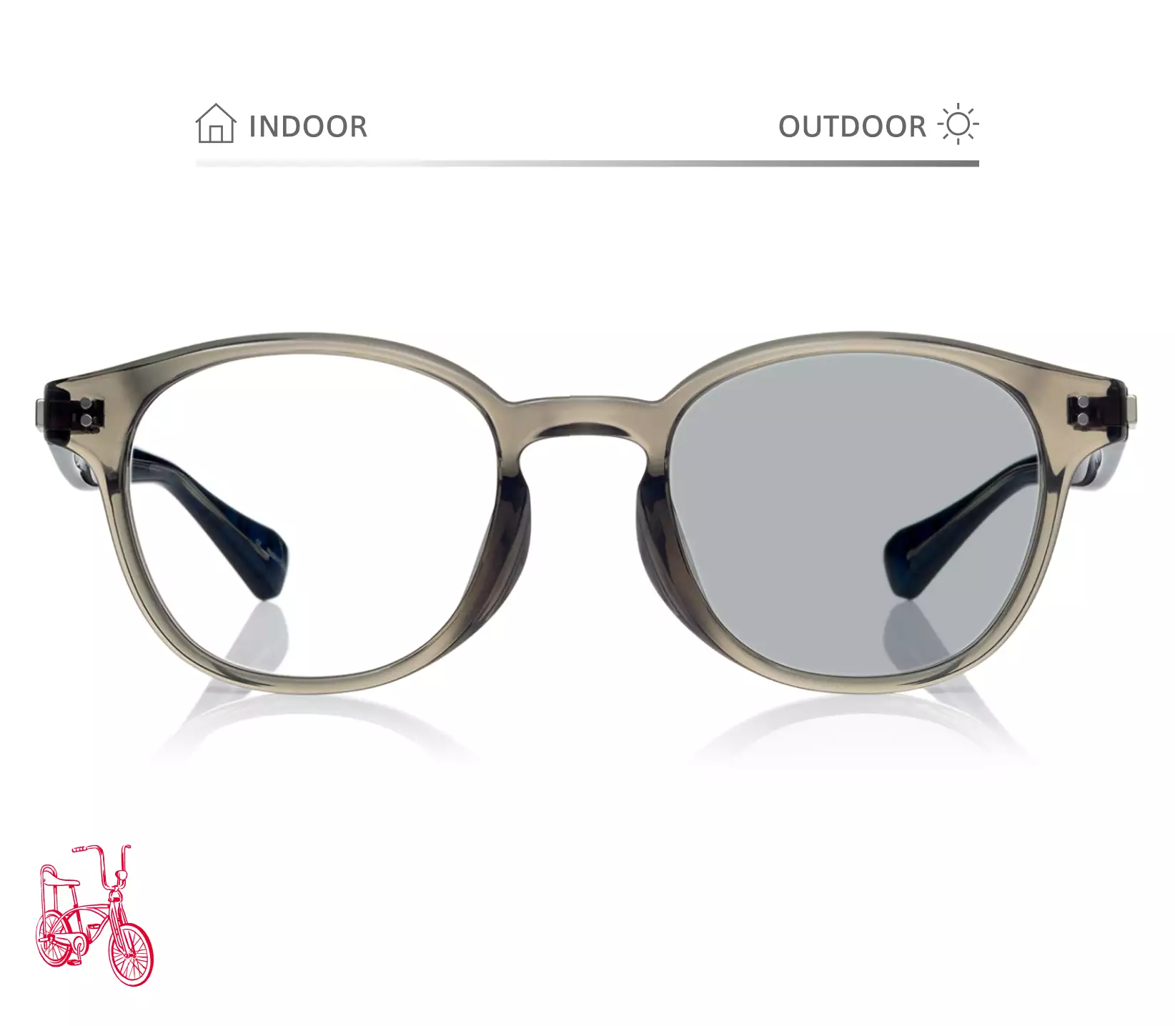 �yOWNDAYS�����z�I���f�[�Y �T���O���X OWNDAYS × STRANGER THINGS �E�F�����g�� ���� ���C�g�O���[