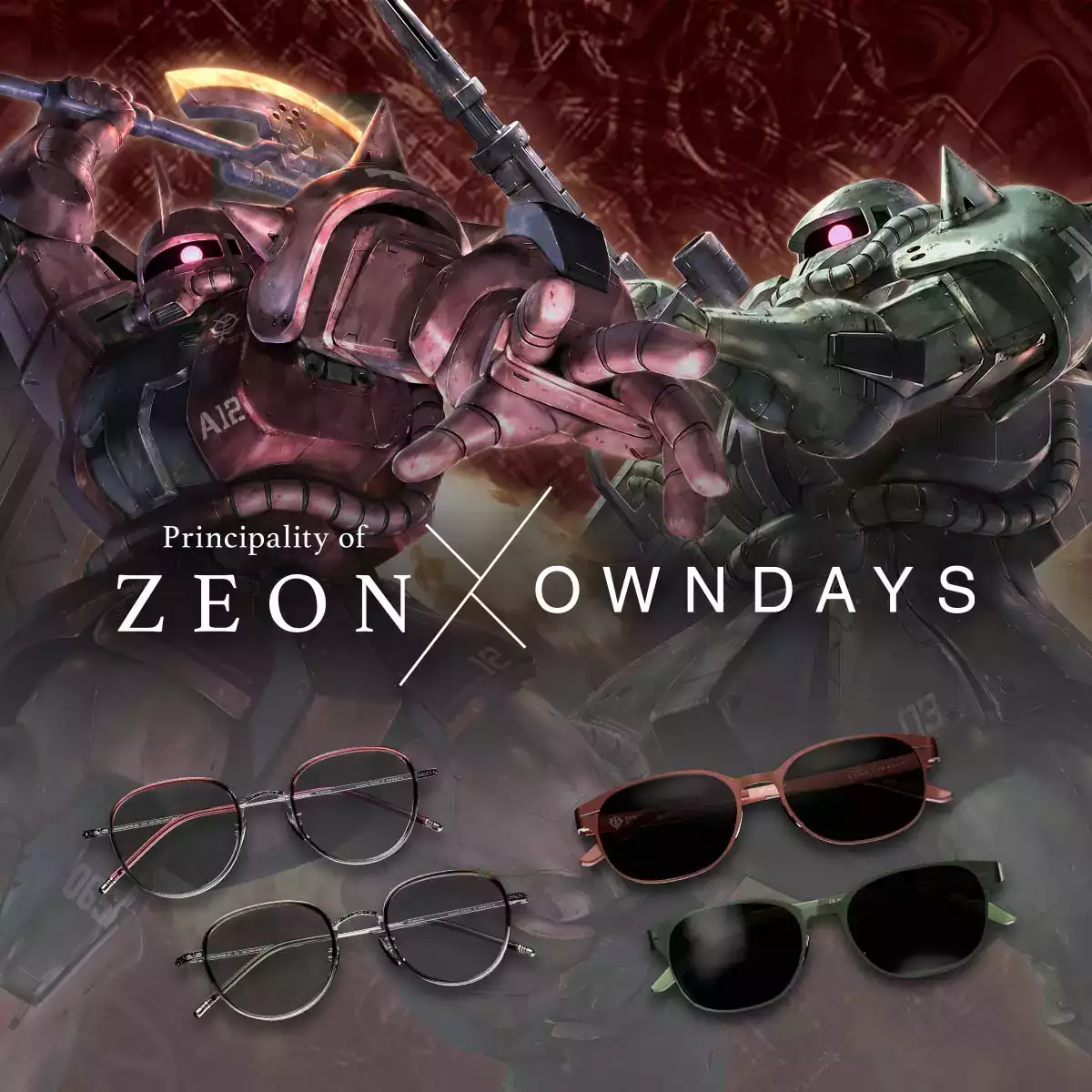 【SOLD OUT】ZEON × OWNDAYS ZEON EXCLUSIVE EYEGLASSES & SUNGLASSES