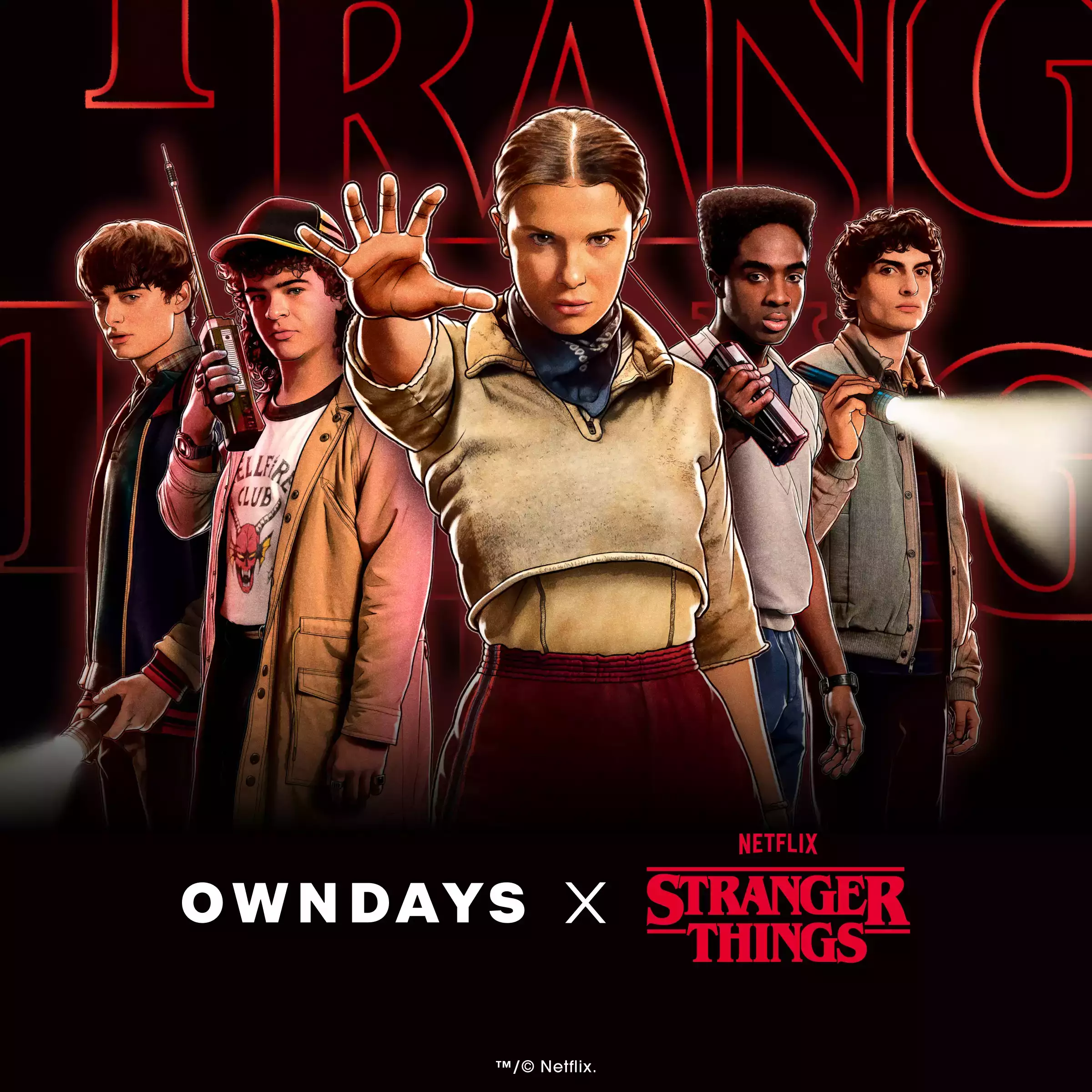 OWNDAYS × STRANGER THINGS