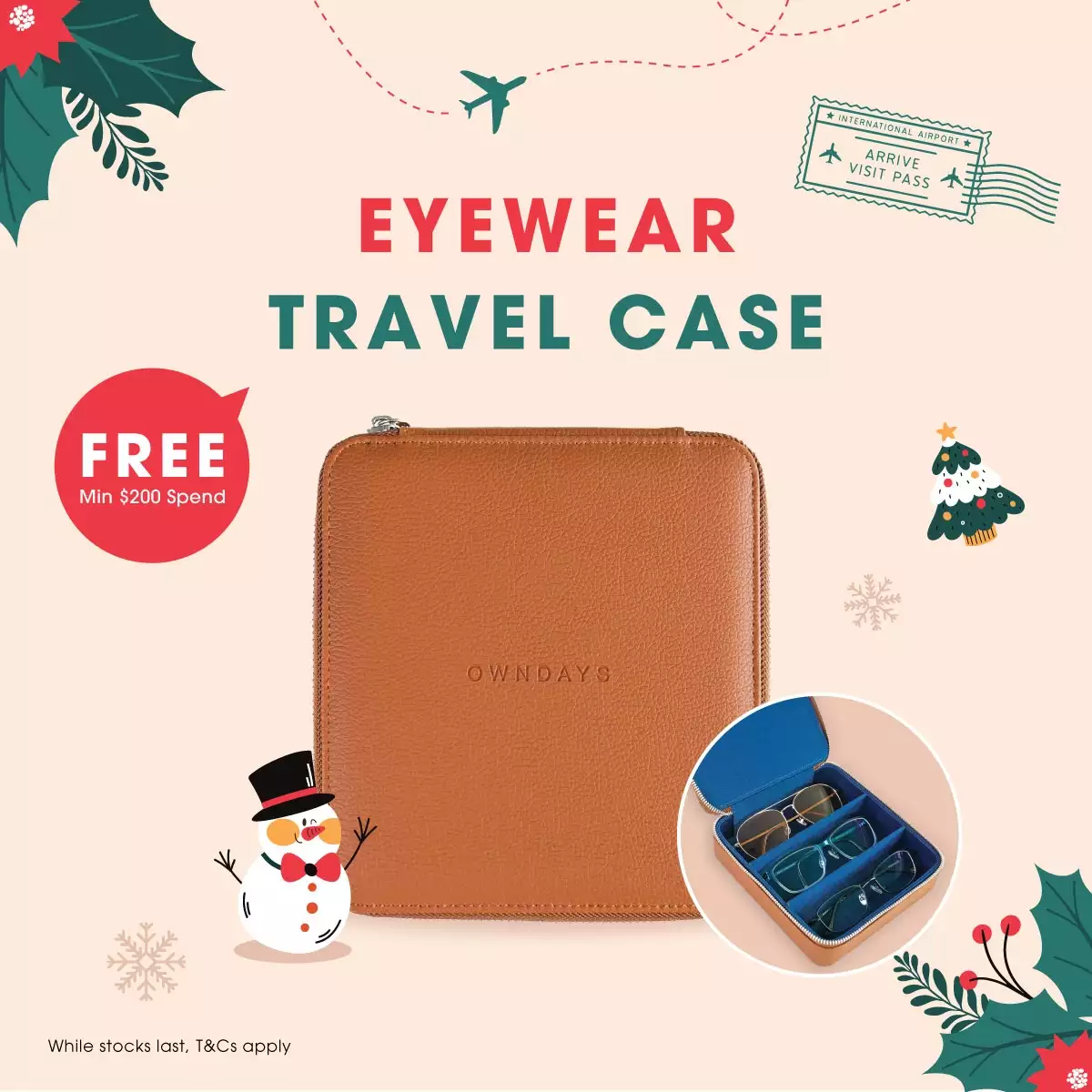 Travel in style with OWNDAYS this festive season